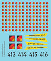 East German Decal Set (TEG950)