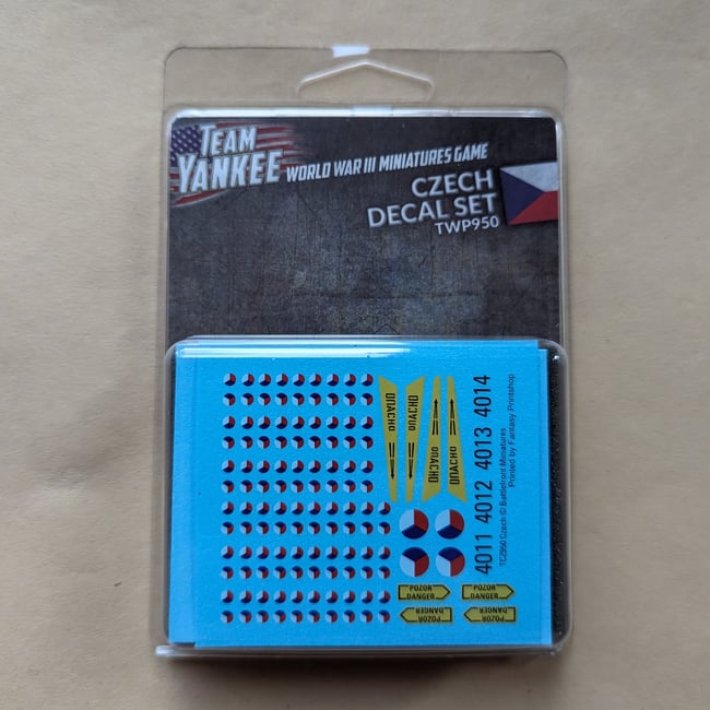 Czechoslovakian Decal Set  (TWP950)
