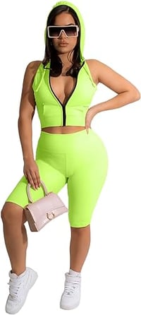 Image 4 of Crop Workout Set