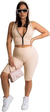 Image 1 of Crop Workout Set