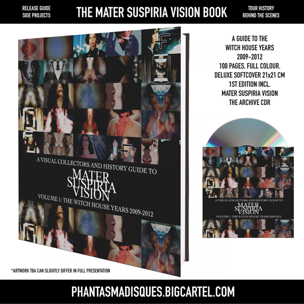 Image of THE MATER SUSPIRIA VISION BOOK Volume 1 (2009-2012) The Witch House Years + The Archive CDR x