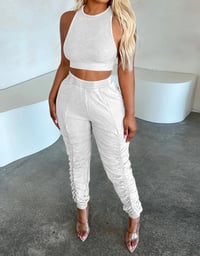 Image 3 of Crop Jogger Set