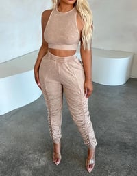 Image 4 of Crop Jogger Set