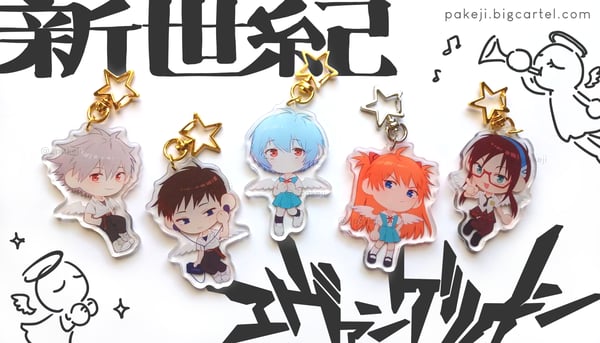 Image of Evangelion charms