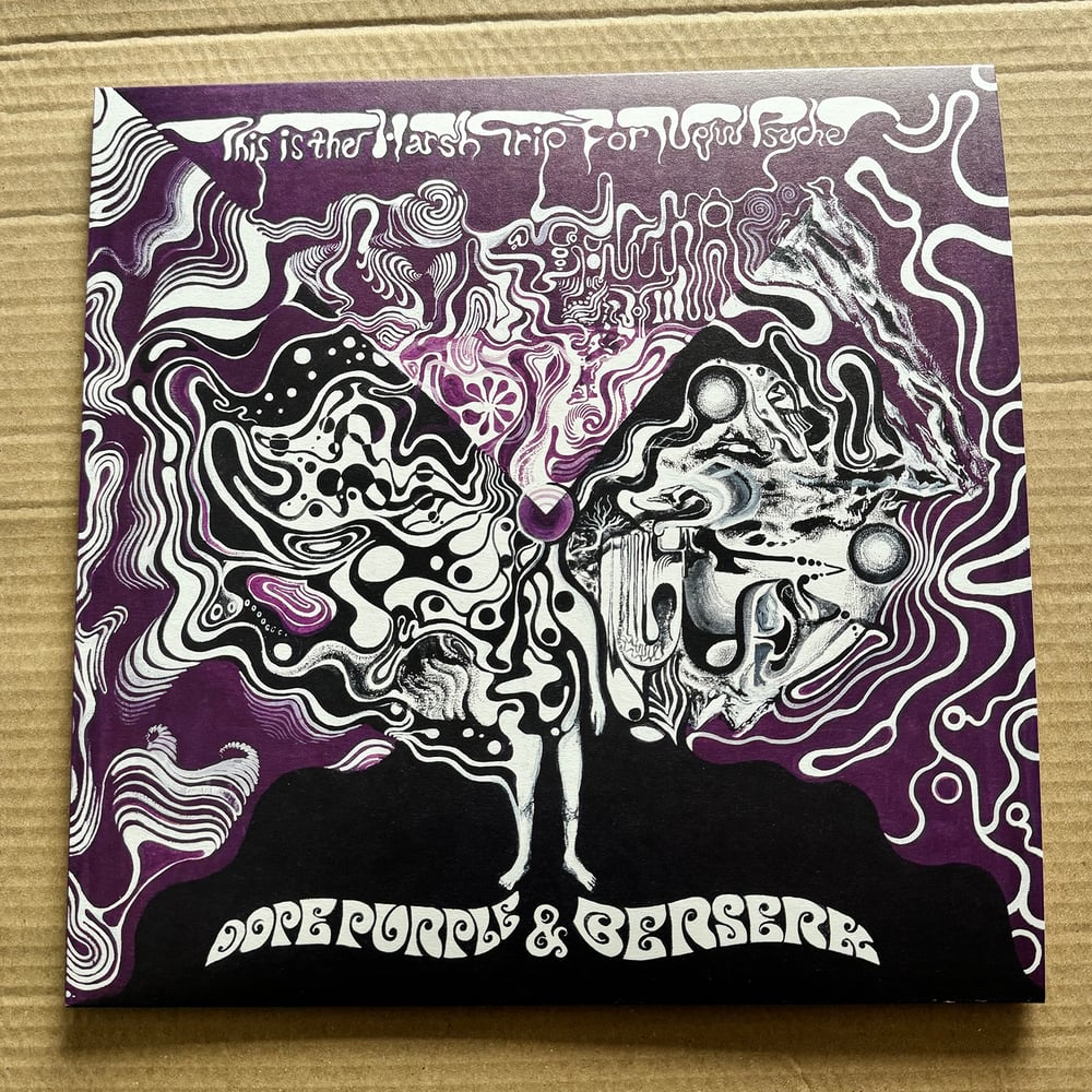 DOPE PURPLE & BERSERK ‘This Is The Harsh Trip For New Psyche’ Bloodshot Eye LP w/OBI