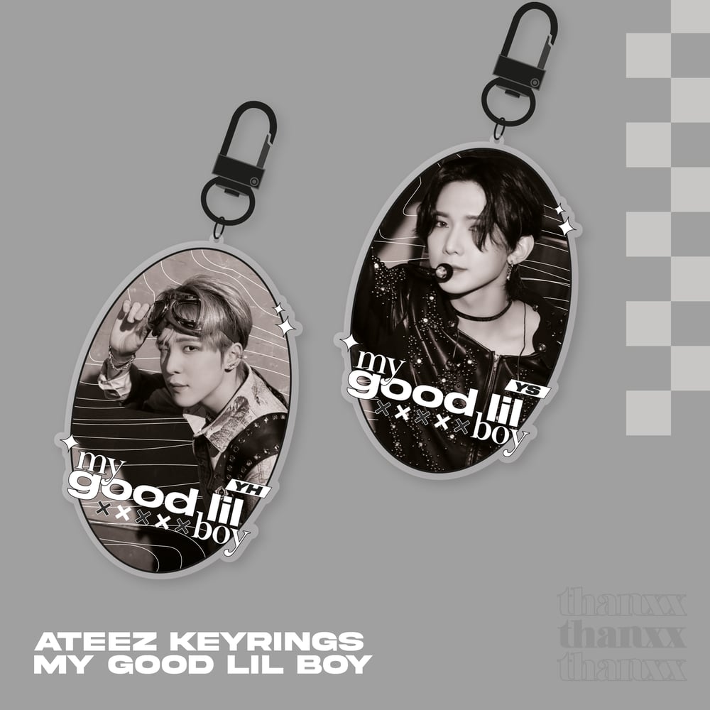 Image of Pre order | ATEEZ My good lil boys keyring