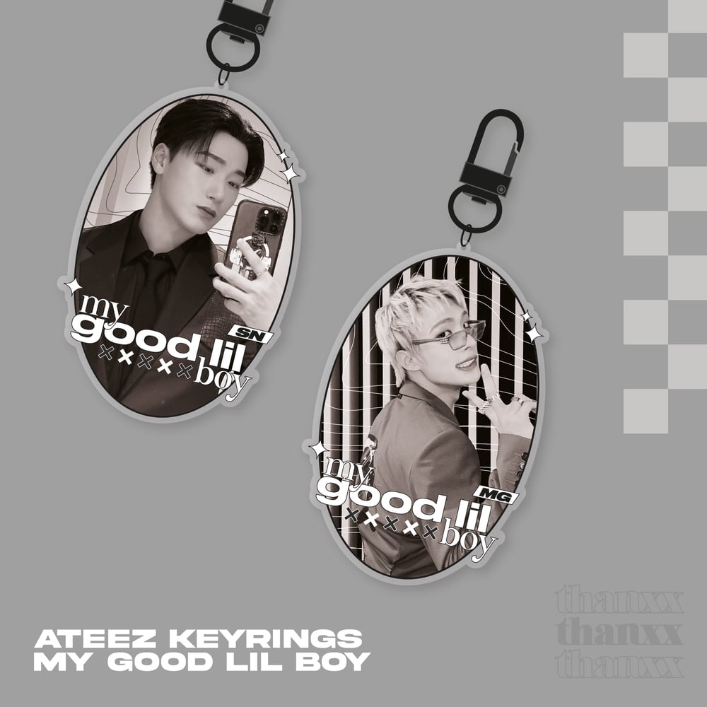 Image of Pre order | ATEEZ My good lil boys keyring