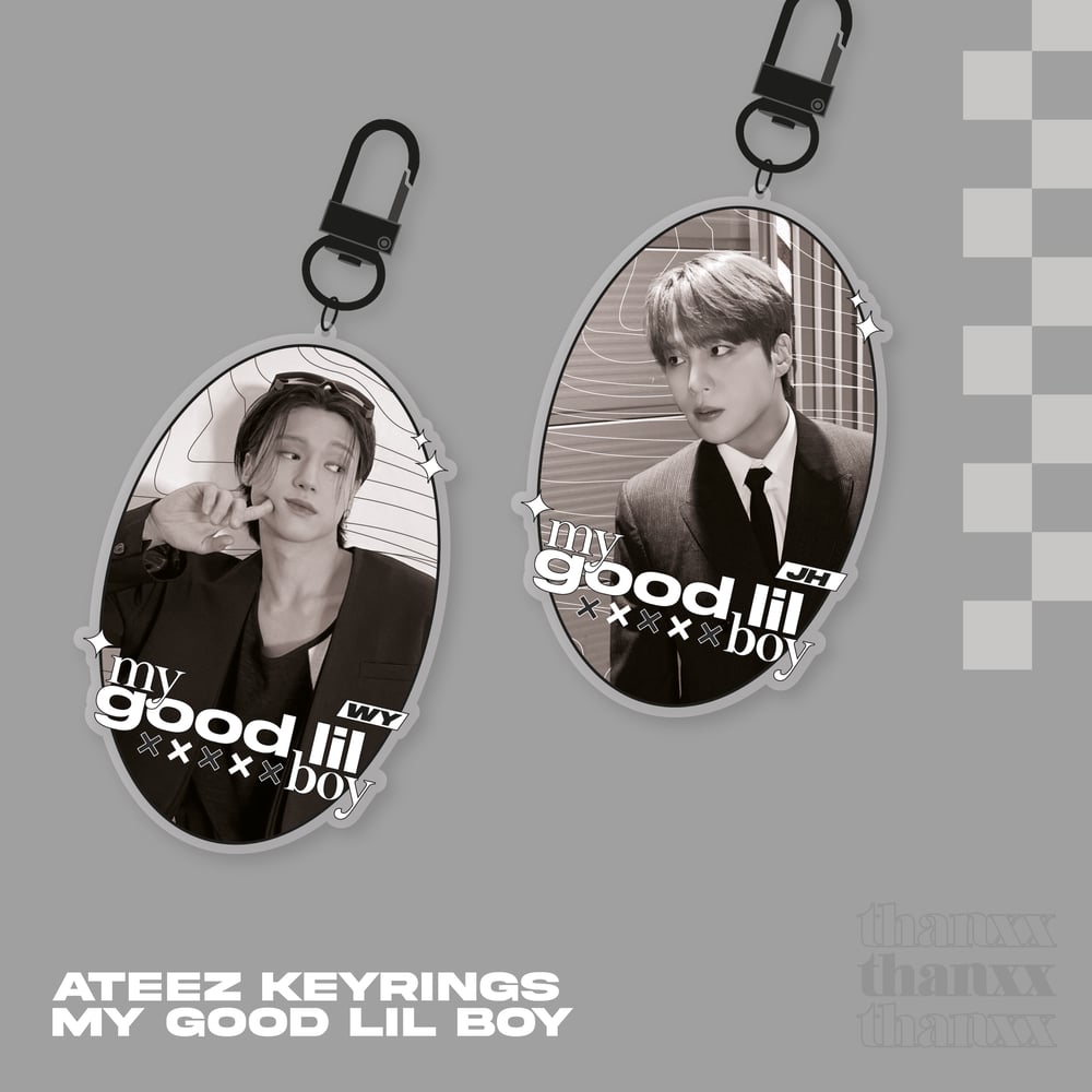 Image of Pre order | ATEEZ My good lil boys keyring