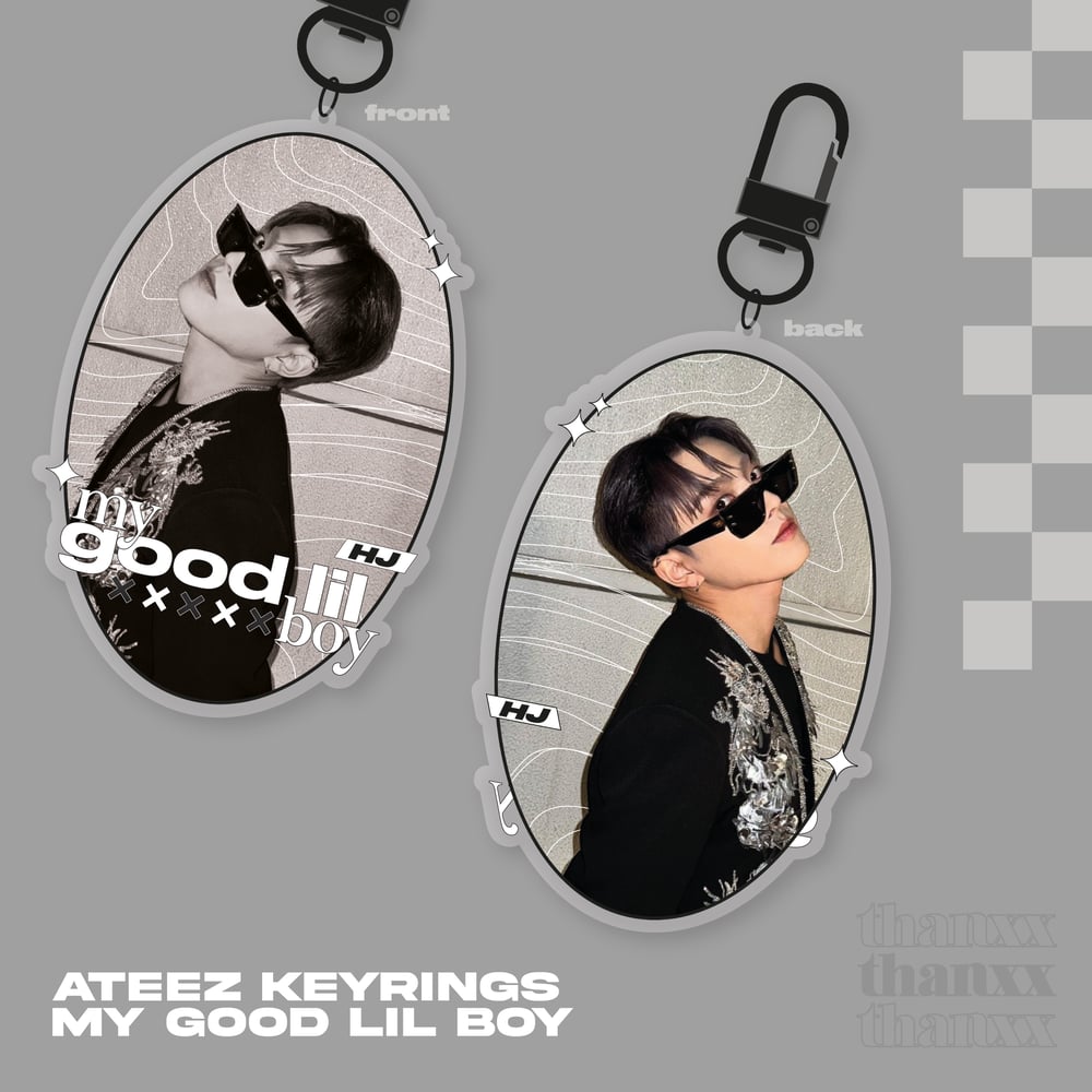 Image of Pre order | ATEEZ My good lil boys keyring