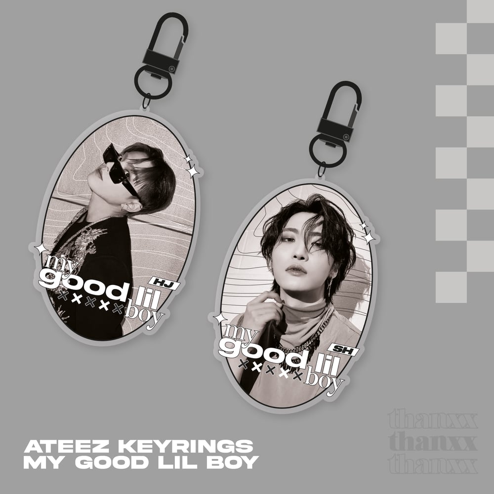 Image of Pre order | ATEEZ My good lil boys keyring