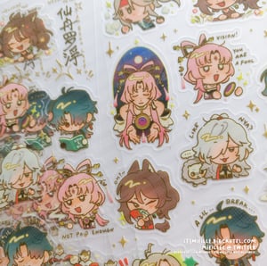 Image of [HSR] Xianzhou Luofu Clear Sticker Sheet