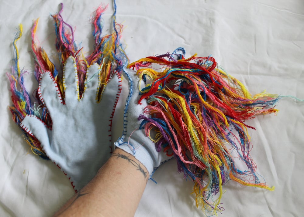 Image of Wearable Soft Sculpture - "Everything I've Touched Lives Here"