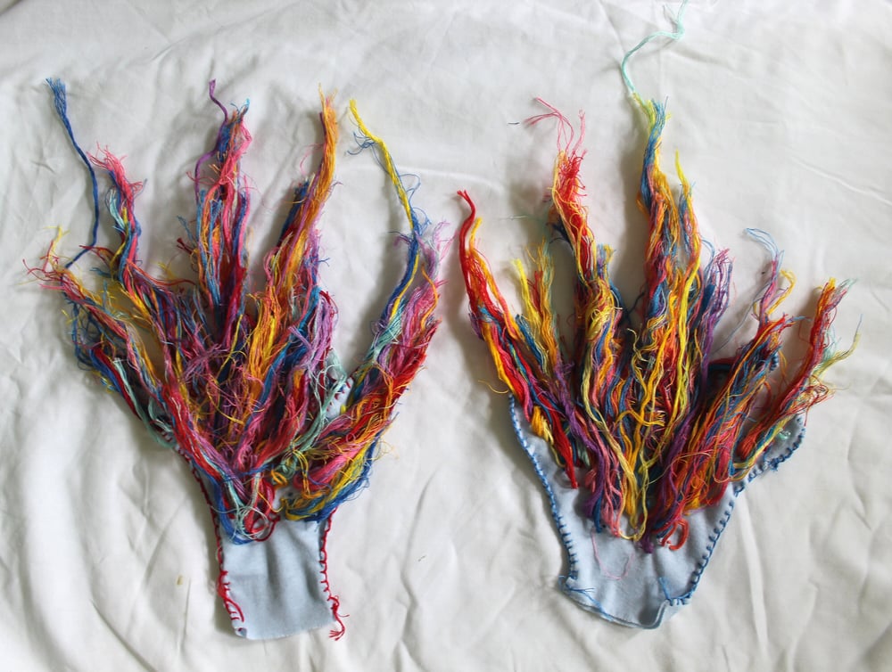 Image of Wearable Soft Sculpture - "Everything I've Touched Lives Here"