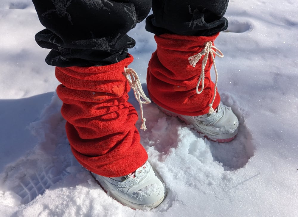 Image of Red Heart Legwarmers