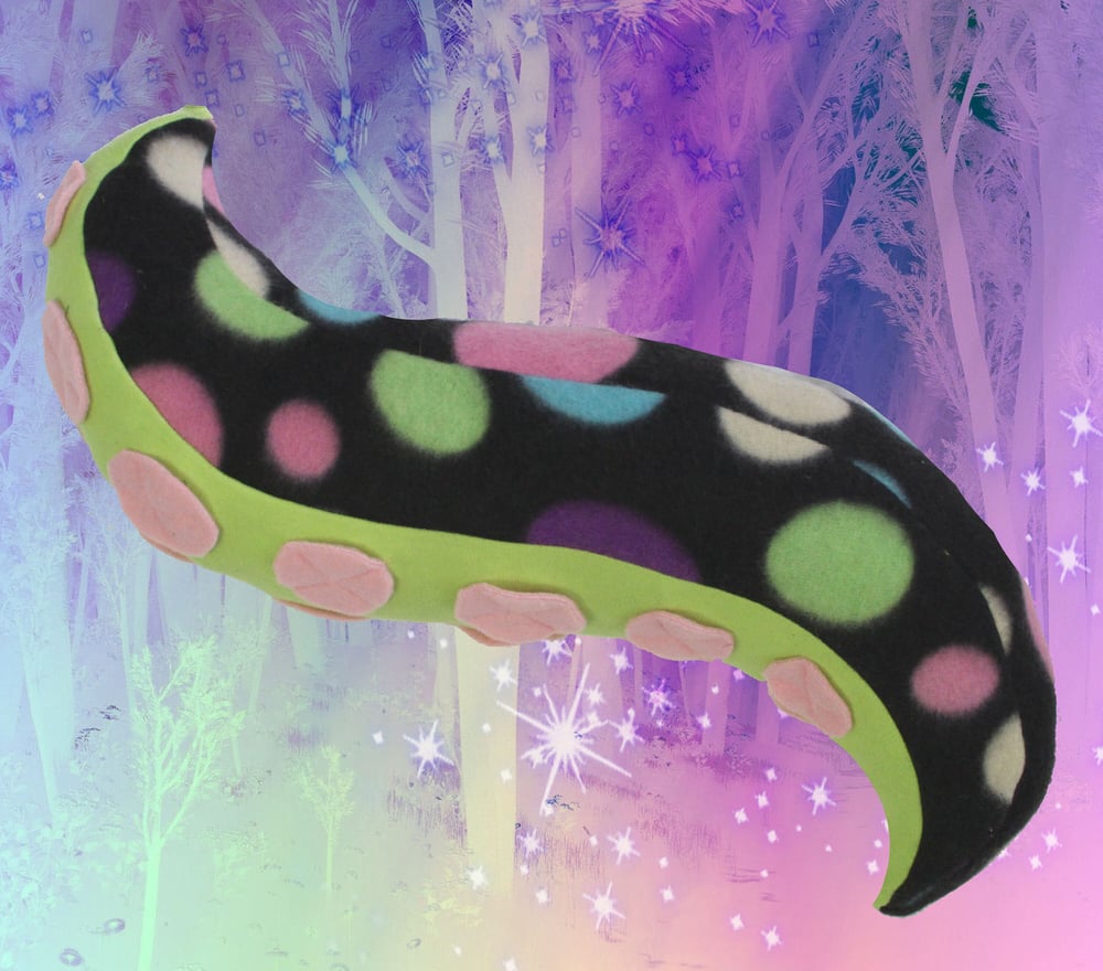 Image of Polka Dot Tentacle Plush (Size Mini)