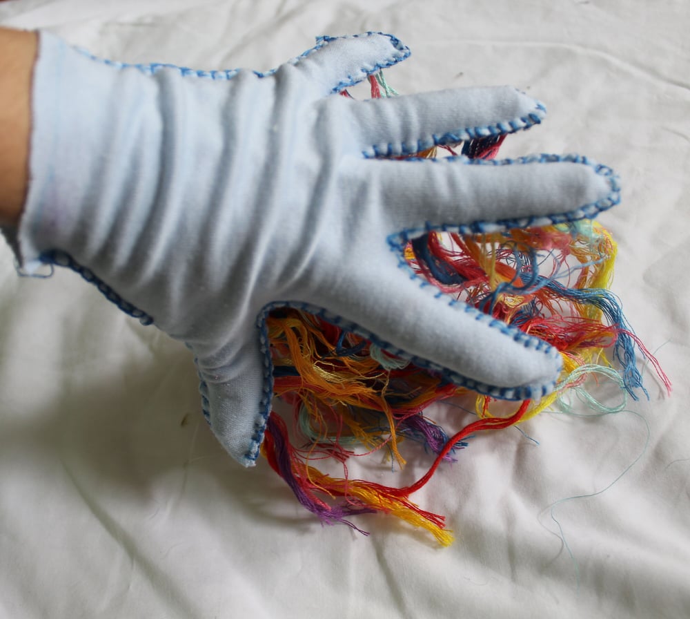 Image of Wearable Soft Sculpture - "Everything I've Touched Lives Here"