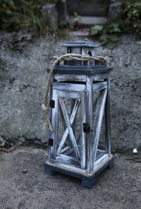 Image 1 of "Lighthouse in the Night" candle lantern.