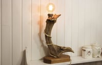 Image 1 of Table lamp made driftwood