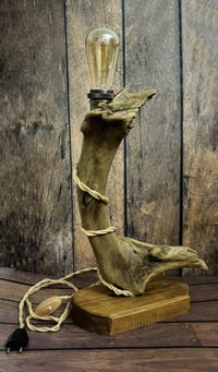 Image 2 of Table lamp made driftwood