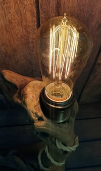 Image 5 of Table lamp made driftwood