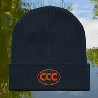 Coral City Camera Globe Beanie (Navy Blue)