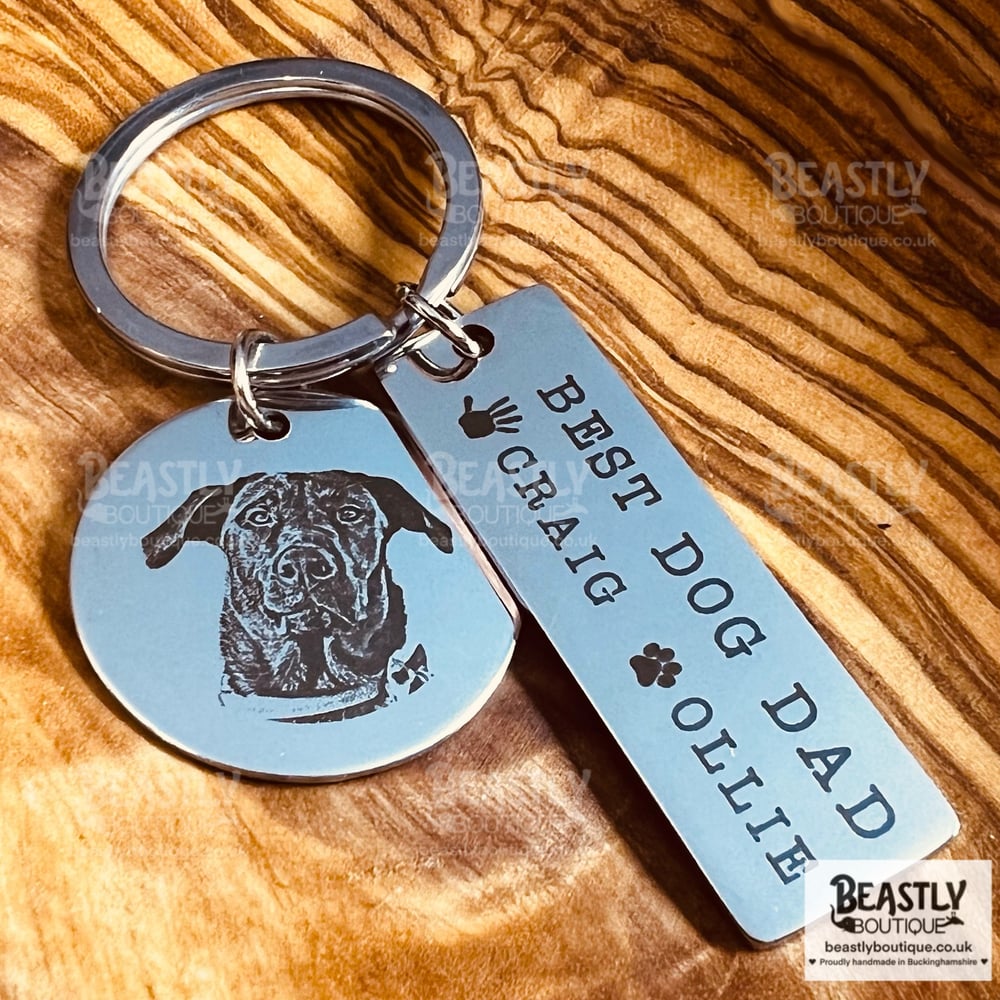 Personalised Best Pet Parent Keyring