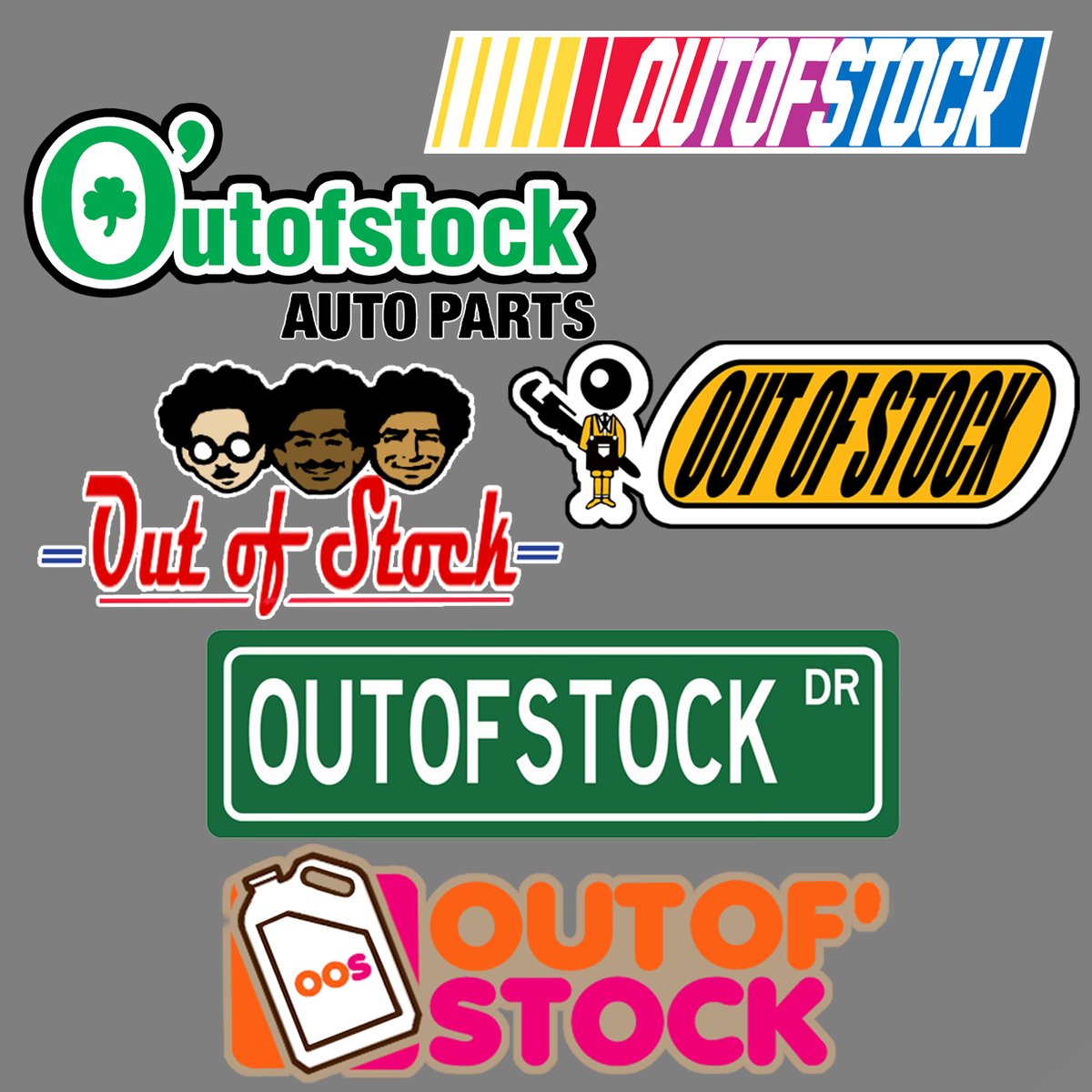 OOS STICKER PACK | Out Of Stock World