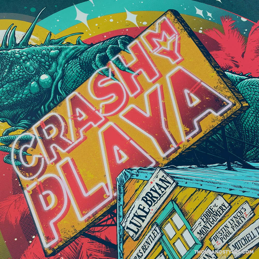 Official Crash My Playa 2024 Gig Poster 1000styles