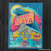 Image 2 of Official Crash My Playa 2024 Gig Poster - Foil Variant