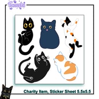 Cat Meme Sticker Sheet (Charity Item)