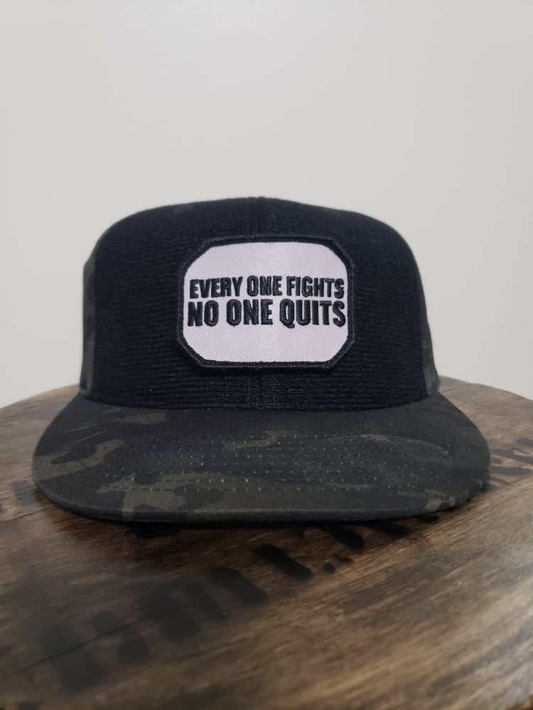 Image of Everyone fights no one quits patch