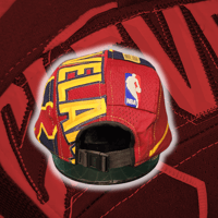 Image 4 of Maroon OG Cleveland Cavaliers/ NIKE 5 panel hat (1/2)