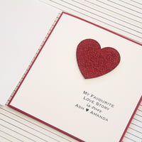 Image 2 of Valentines Day Card. Personalised Love Card. My Favourite Love Story Is Ours.