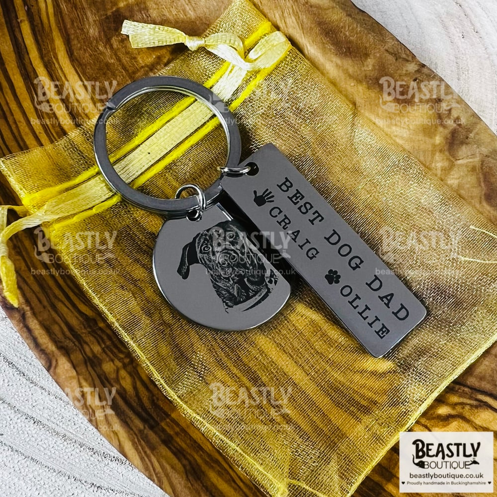 Personalised Best Pet Parent Keyring