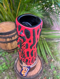 Image 5 of "Trippy Drippy" Lava Red Morongo Tiki Mug