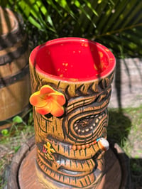 Image 5 of Old Salty Tiki Mug - Plumeria Flower