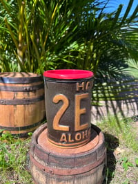 Image 2 of Hawaii License Plate Mug - Lava Red 