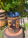 Hawaiian License Plate Mug 3 - Satin / Blue Jellyfish