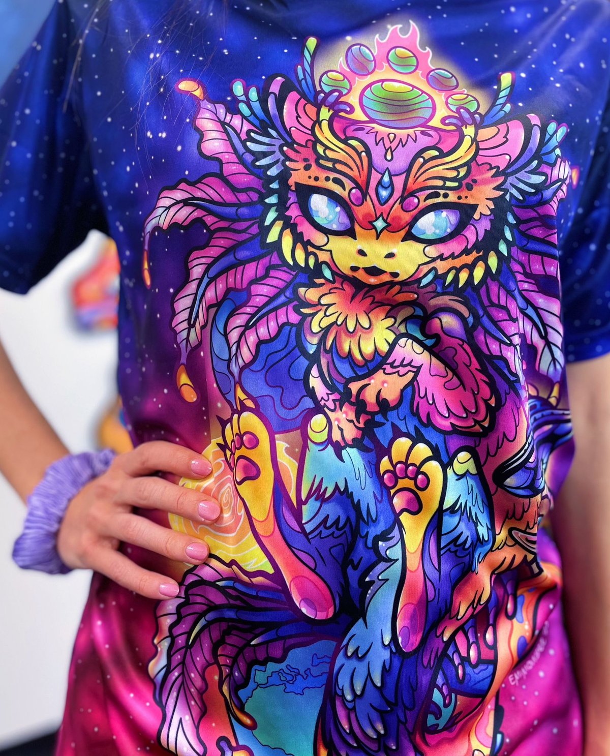 Image of Cosmic Wanderer sublimated Tshirt