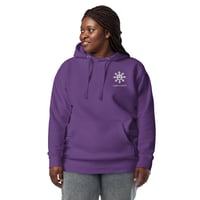 Image 2 of Mark Kaos Purple Embroidery Hoodie