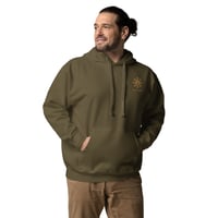 Image 2 of Mark Kaos Green Embroidery Hoodie