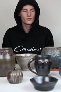 Image 2 of Cousins Hoodie - BLK/WHT