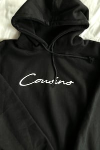 Image 4 of Cousins Hoodie - BLK/WHT