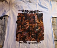 Image 1 of Carcass Reek of putrefaction WHITE T-SHIRT