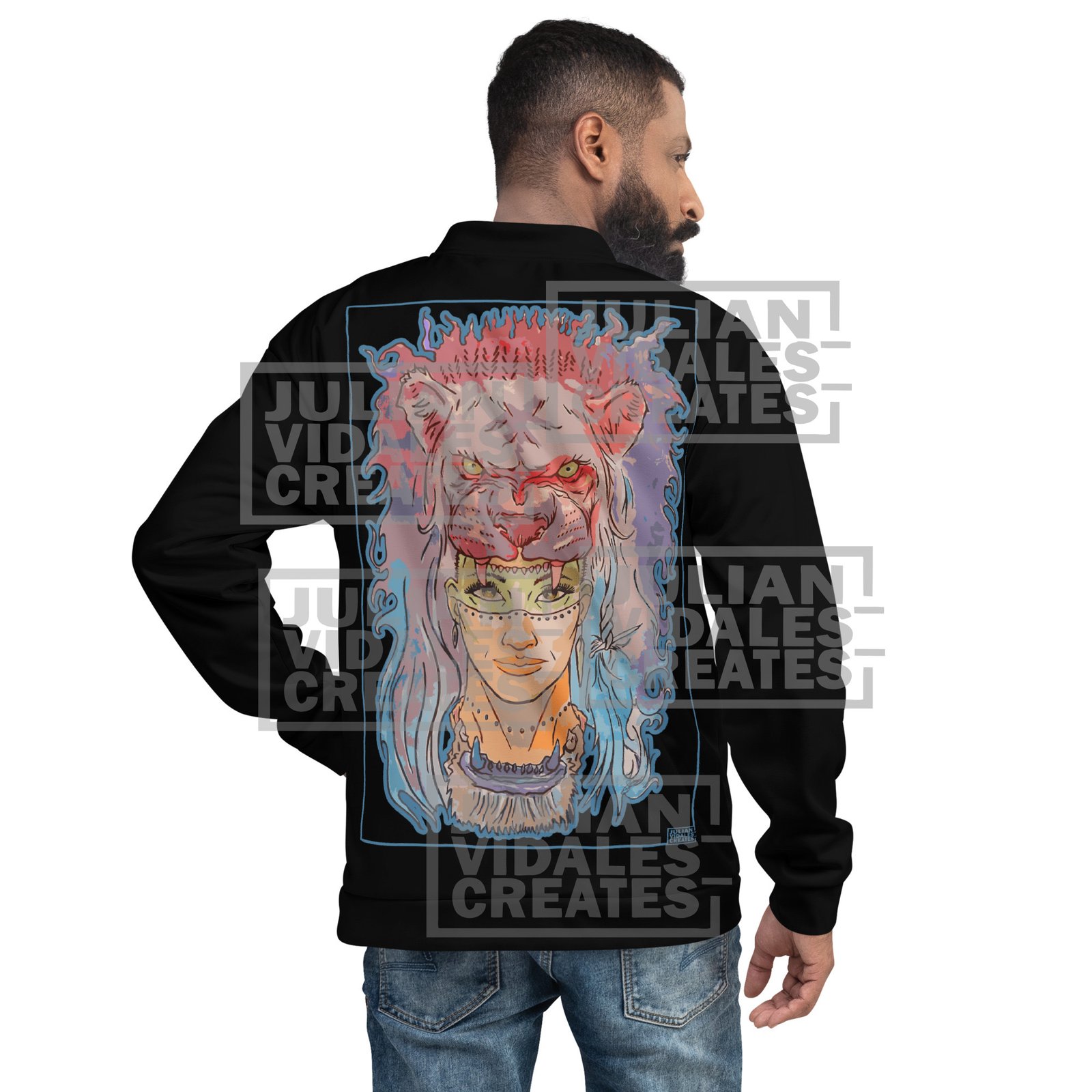 Warrior Queen Unisex Bomber Jacket | julianvidalescreates