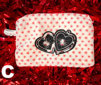 Image 4 of Heart Mirror Zipper Bags