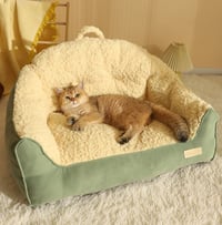 Image 1 of Pet Cat Sofa Modern Puppy Kitten Bed Couch Cushion Bedding Indoor Cats Dogs House