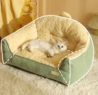 Image 2 of Pet Cat Sofa Modern Puppy Kitten Bed Couch Cushion Bedding Indoor Cats Dogs House