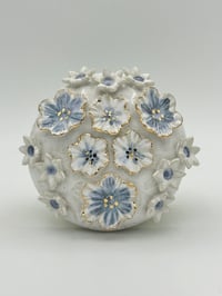 Image 1 of Sapphire Blue Floral Wall Art