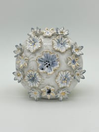 Image 1 of Sapphire Blue Floral Wall Art #2